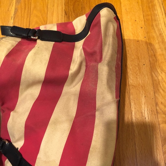 Tommy Hilfiger Pink Striped Handbag - Picture 7 of 8